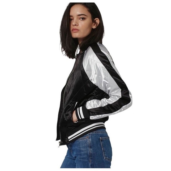 topshop silver jacket